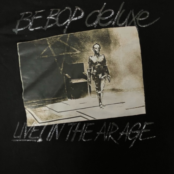 Bill Nelson’s Be Bop deluxe LiVE IN THE AIR AGE Tshirt Men’s Sz 3XL LP Art NEW - Picture 4 of 4